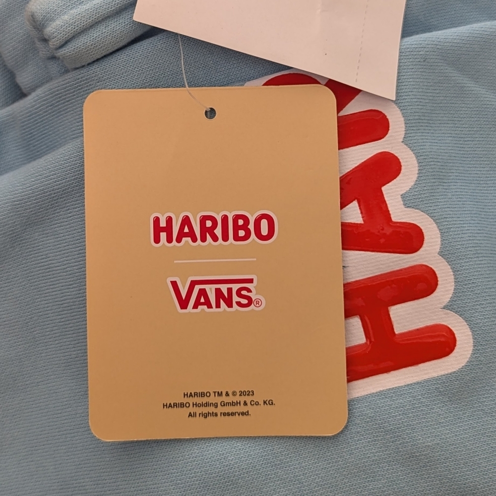New Vans x Haribo Gummy Bear Baby Blue Sweatpants Sweats Women's XS, S, M, L, XL - Picture 11 of 11